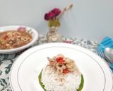 Foto langkah ke 7 dari resep Nasi Cumi Saus Tiram.
