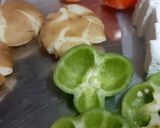 A picture of step 2 of Paneer Shashlik Sizzler.