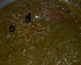 A picture of step 4 of Saag or makki ki roti.