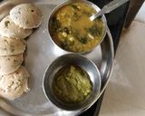 A picture of step 5 of Oats idli.