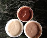 A picture of step 5 of Choco chip ombre cake (eggless).