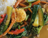 Foto del paso 11 de la receta: Gambas langostineras al curry rojo