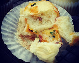 A picture of step 4 of Chocolate Roll and Bacon-Cheese Roll.