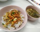 Hình bước làm 5 của món Hủ tiếu trộn gà xé