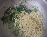 A picture of step 4 of Beetroot and Spinach Spaghetti Pasta.