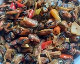 Foto langkah ke 8 dari resep Tumis Kerang Hijau.