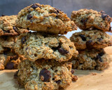 Foto del paso 4 de la receta: Galletas de avena, plátano y chips de chocolate 🍪