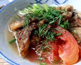 Hình bước làm 4 của món Bún cá rô đồng
