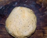 A picture of step 1 of Aloo Karanji.