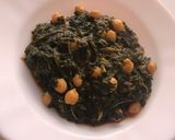 A picture of step 9 of Spinach with Chickpeas.