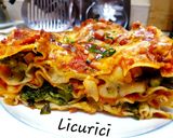 Pas rețetă Lasagne cu broccoli și sos roșu 3 fotografie