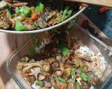 A picture of step 2 of Veg and Rice Casserole.