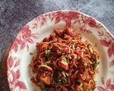 Gambar langkah 5 resipi Mee Goreng Mamak Sempoi.