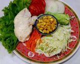 รูปขั้นตอนการทำที่ 1 ของ สลัดไก่
