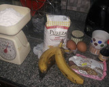 Foto del paso 1 de la receta: Budín de banana y chips de chocolate