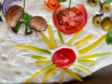 Garden Focaccia, Bread Art