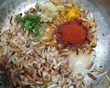 A picture of step 2 of Chival ki bhaji.