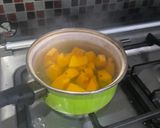 Foto langkah ke 1 dari resep Bubur Kacang Ijo Labu Kuning.