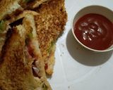 A picture of step 3 of Cheese sandwich.