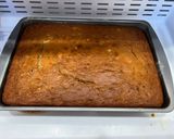 A picture of step 7 of Easy Banana Cake with Almond Nuts (Banana Fosting in separate recipe).