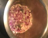 A picture of step 2 of Turkish lentil soup.