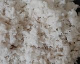 A picture of step 1 of Coconut sandesh.
