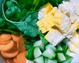 Foto langkah ke 2 dari resep 539. Sayur Bening Bayam Hijau, Wortel, Labu Siam, Jagung.