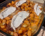 Une image de l'étape 3 de Patate douce au camembert.
