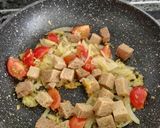 Foto del paso 6 de la receta: Cardo y repollo con seitan