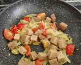 Foto del paso 6 de la receta: Cardo y repollo con seitan