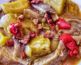 Foto del paso 7 de la receta Patatas con setas frescas y jamón