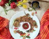 A picture of step 4 of Walnut paneer malai Kebabs.