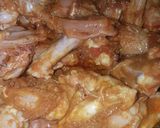 A picture of step 2 of 6 basic masala chiken wings.