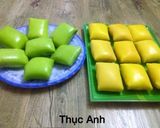 Hình bước làm 12 của món Bánh kem tươi sầu riêng (xoài, mít, dâu tây)