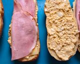 Sajtos-sonkás-tojáskrémes panini recept fázis 4 fotója