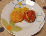 Foto del paso 10 de la receta: Tomate relleno y hamburguesas de calabaza