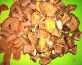 A picture of step 1 of Ofada sauce with rice.