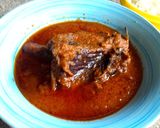 A picture of step 12 of BushMeat Stew.