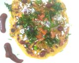 A picture of step 5 of Paneer besan ka chilla.