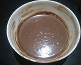 A picture of step 4 of Chocolate walnut pancake.
