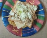 A picture of step 4 of Cheese Club sandwich.