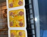 A picture of step 5 of TERRINE DE MACÉDOINE AUX ŒUFS Et saucisses.