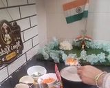 तिरंगा भाखरी पिज़्ज़ा रेसिपी चरण 3 फोटो