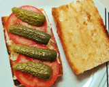Foto del paso 5 de la receta: Bocadillo de salmón ahumado y queso brie