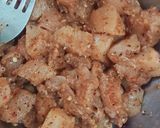 A picture of step 4 of Patila baked chicken nan.