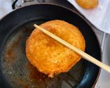 A picture of step 5 of Japanese Agepan (Fried Sandwich).