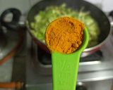 A picture of step 10 of Patta Gobi/ Cabbage Matar.