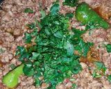 A picture of step 5 of Chicken Qeema dry 😋.