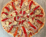 Foto del paso 9 de la receta: Pizza de melva con pimiento asado