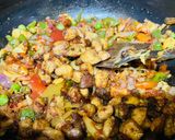 দেশি স্টাইল চিকেন পাস্তা(desi style chicken pasta recipe in bengali) রেসিপির ধাপ 4 ছবি